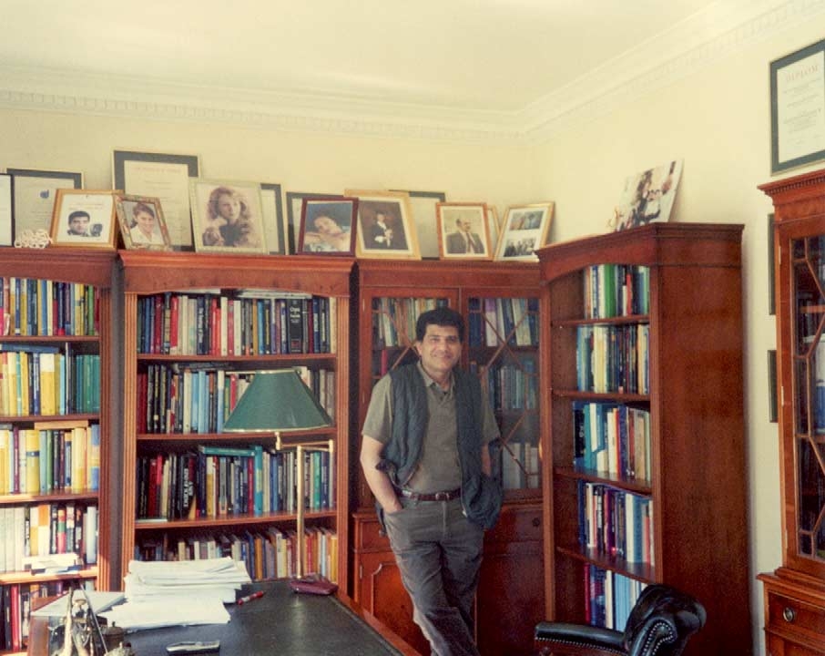 Mohamed El Naschie in his study in 2004.