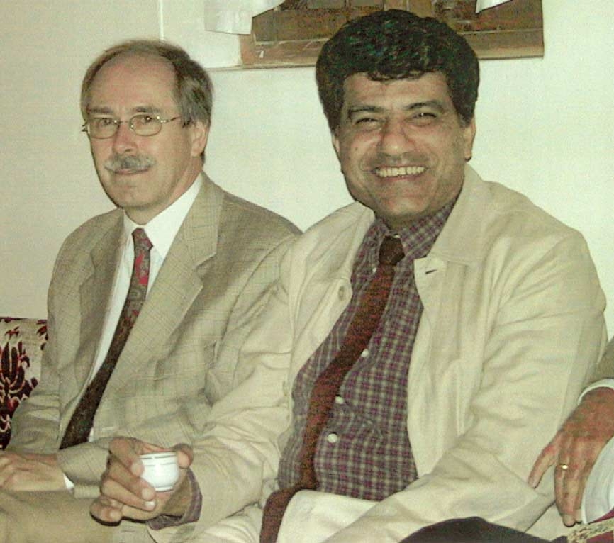 El Naschie with Nobel Laureate Gerardus tHooft.