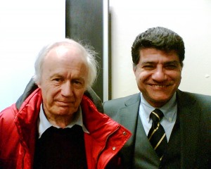 (left) Prof. T. Leggett (Nobelprize i. Physics 2003) with Prof. El Naschie in Italy 2008